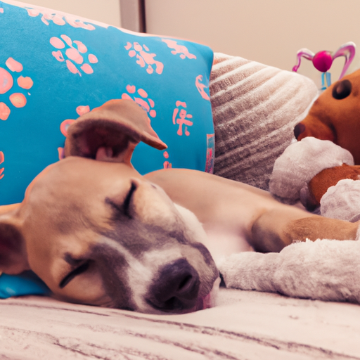 Chiot de 4 mois qui dort toute la journée