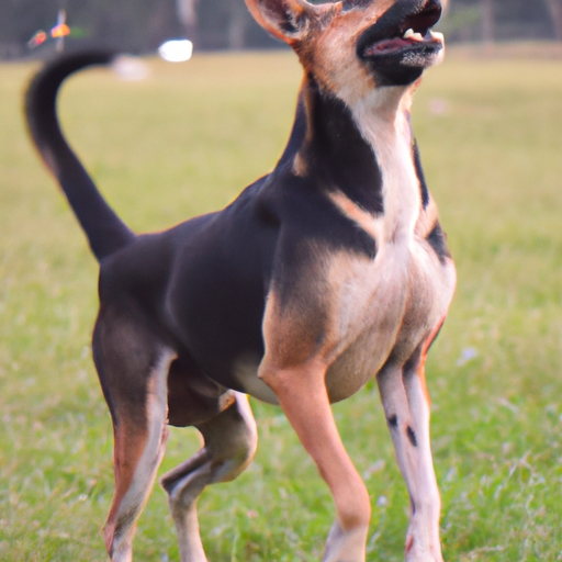 Perro ladra para llamar la atención