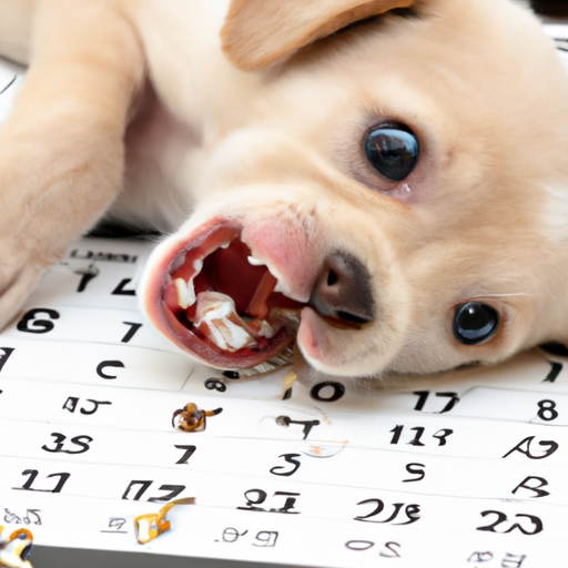 Quel âge ont les chiots lorsqu’ils perdent leurs dents ?