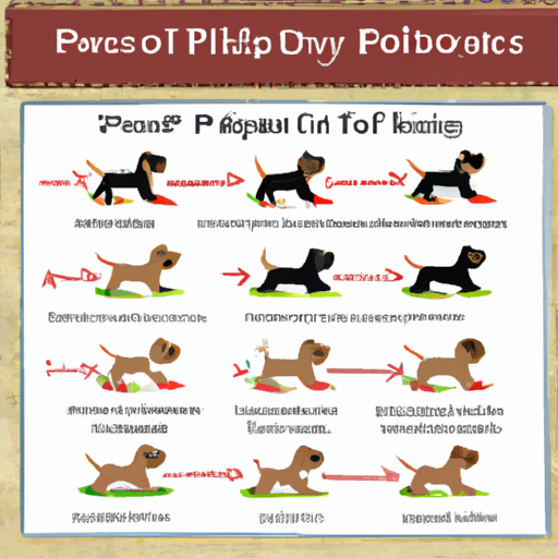 Tableau d’exercices pour chiots