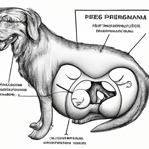 Where do dogs carry their puppies during pregnancy?