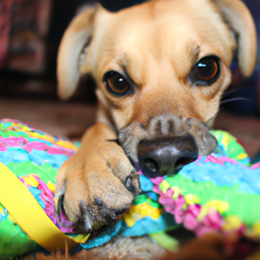 Why Do Dogs Nibble on Blankets When Excited?