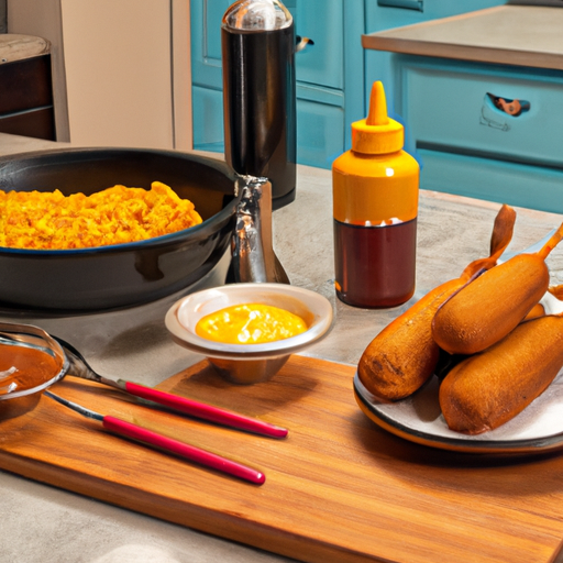 how to make corn dogs at home