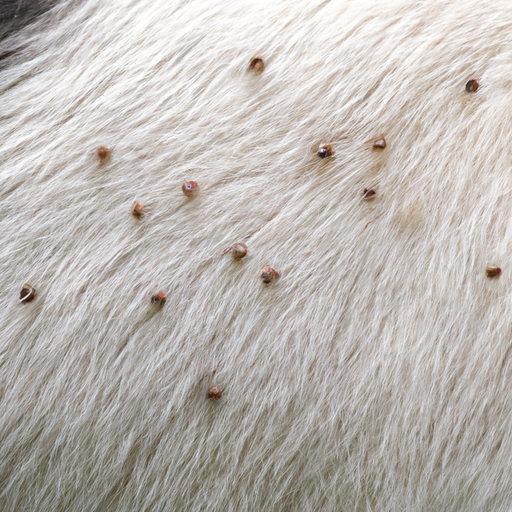 what do flea eggs look like on dogs