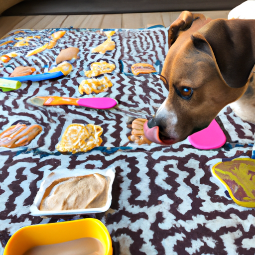 what to put on lick mats for dogs