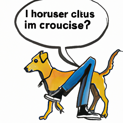 Pourquoi les chiens passent-ils sous vos jambes ?