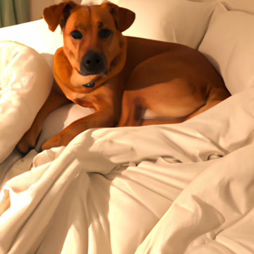 Pourquoi les chiens se couchent-ils au pied du lit ?