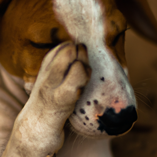 Why do Dogs Put Their Paws on Their Face?