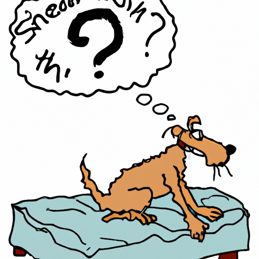 why dogs scratch bed